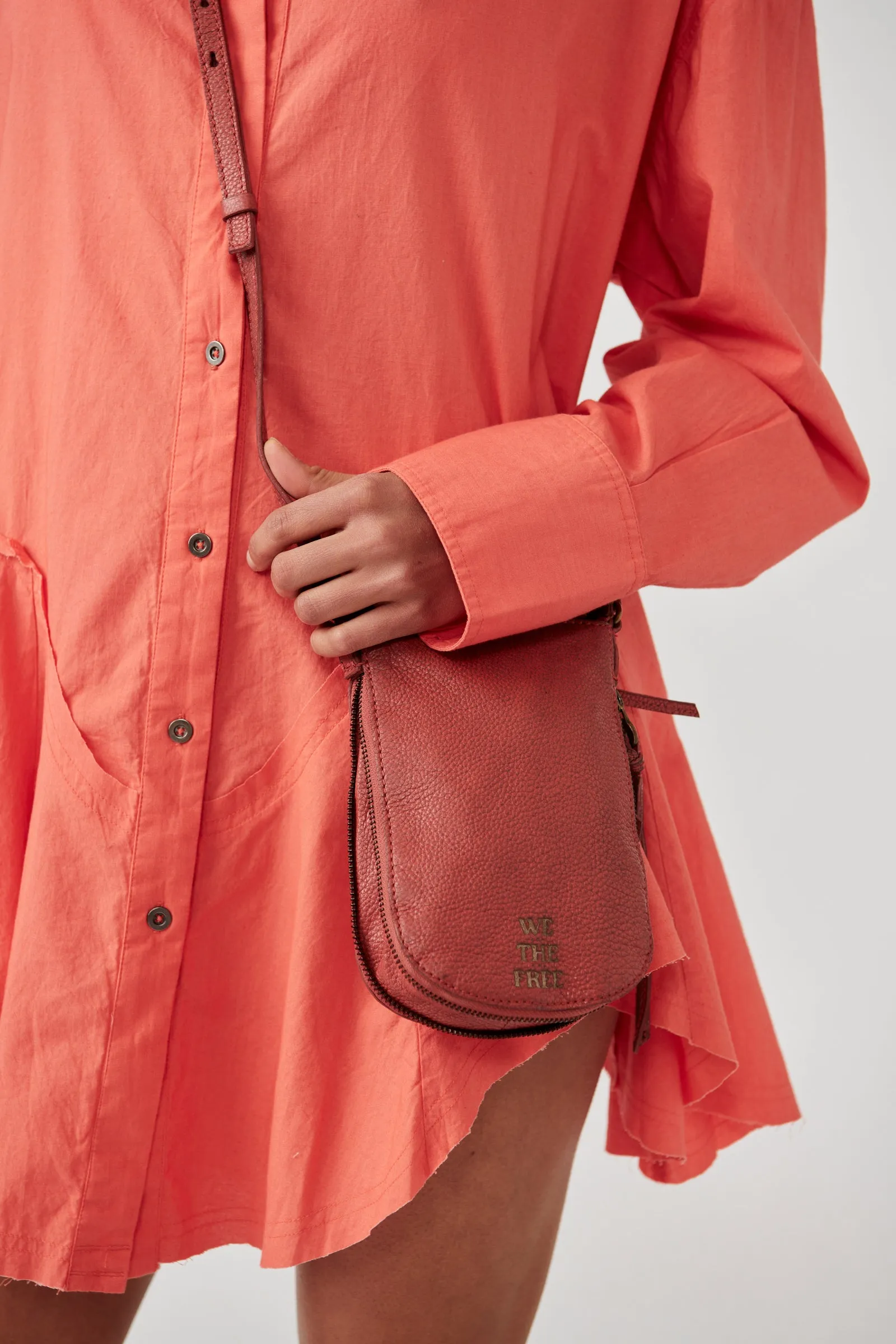 WYATT LEATHER CROSSBODY-BRICK